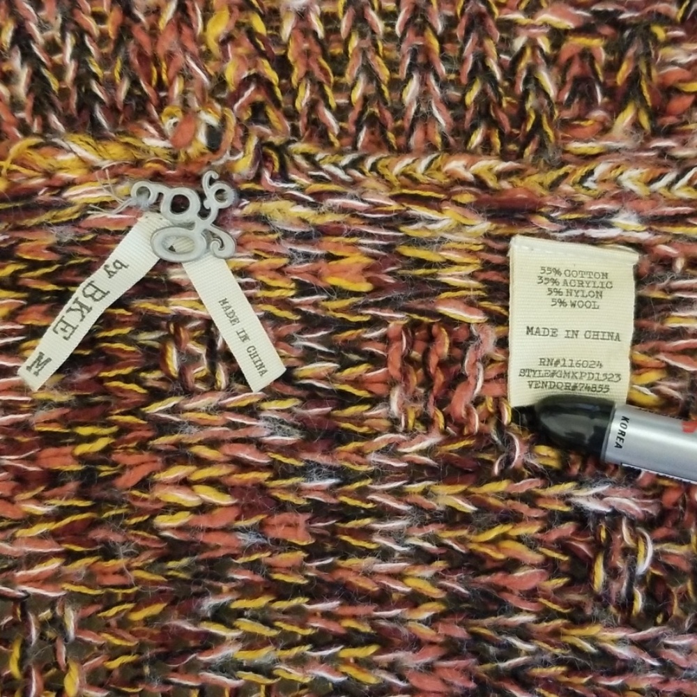 Bke Multi Colored Cropped Duster. - image 7